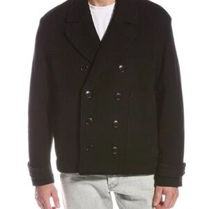 BNWOT Ted Baker Black Pea Coat size 3